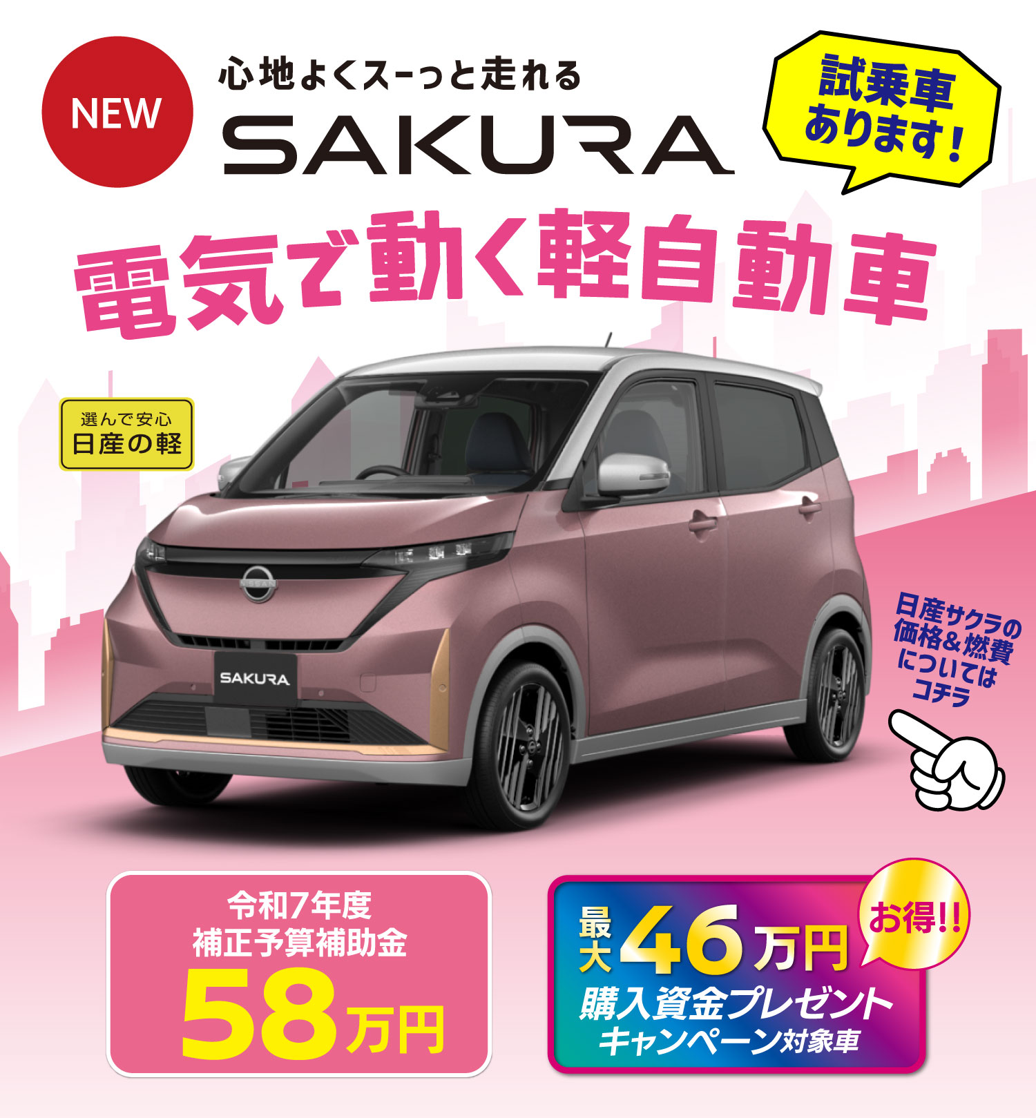 NEW日産サクラ