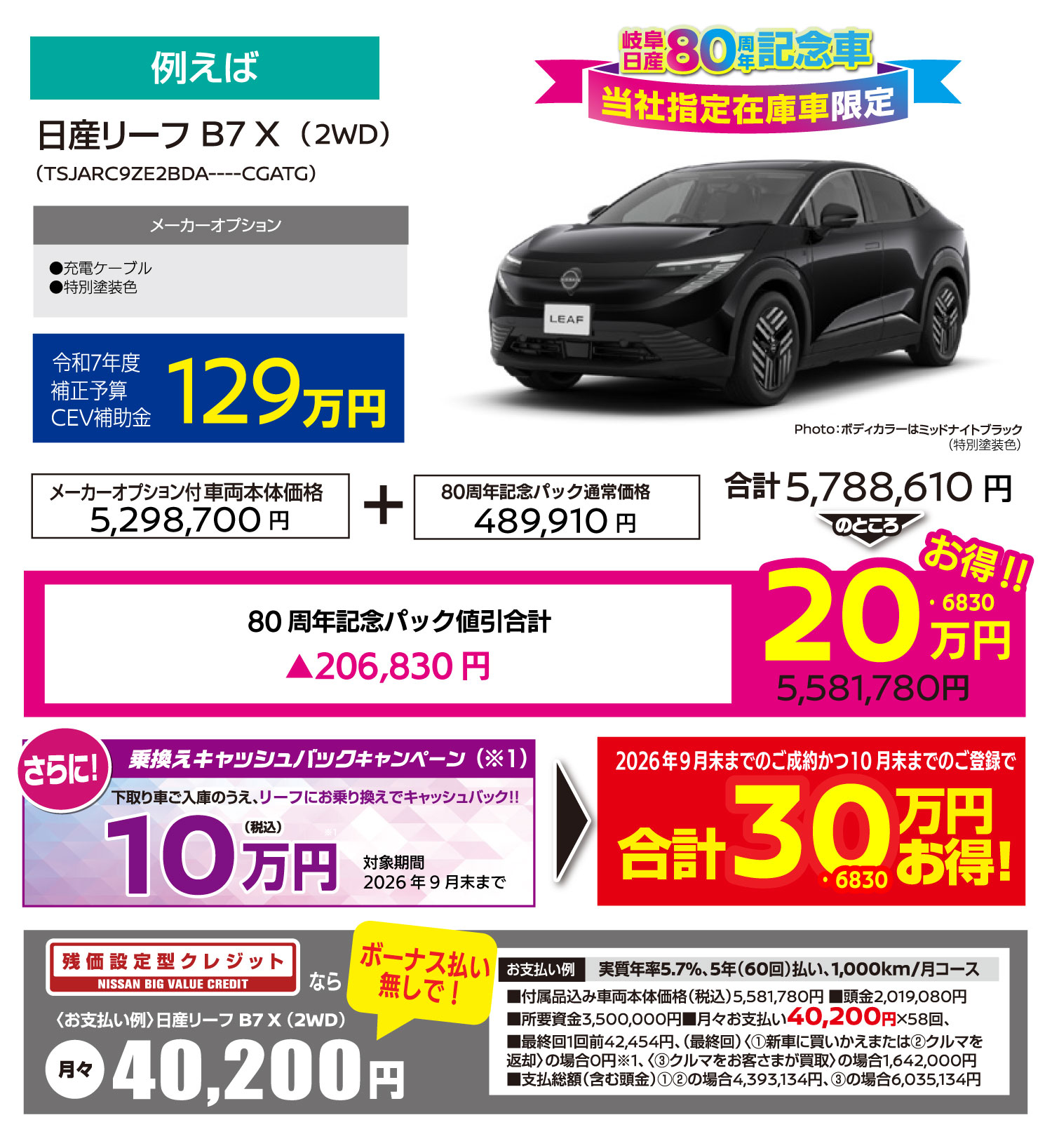 日産リーフ